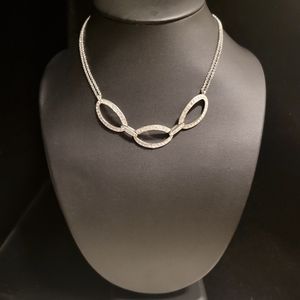 Estate Rhinestone Double Necklace